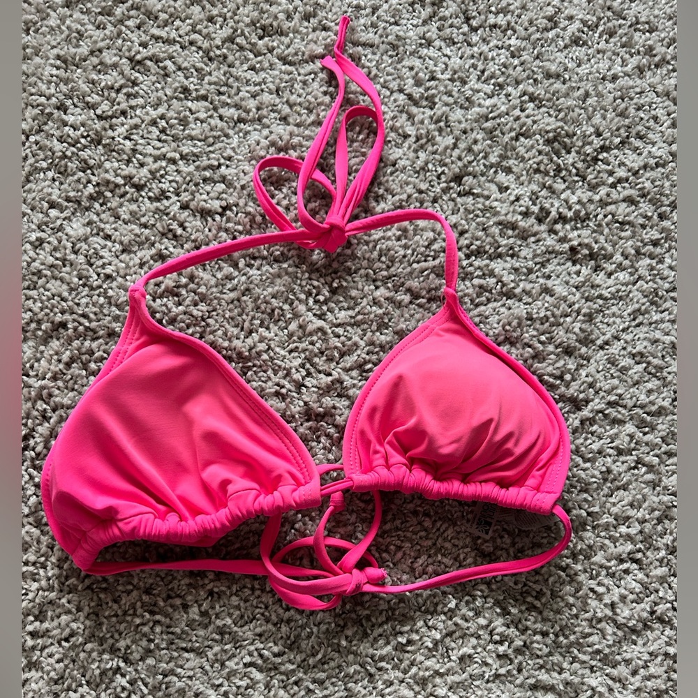 Hot pink bikini top